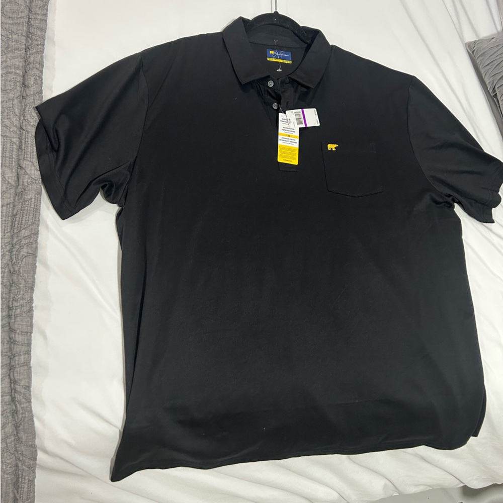 Joe Spencer Black Golf Polo Shirt Sun Protection